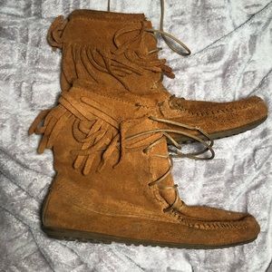 Minnetonka Suede Bootie